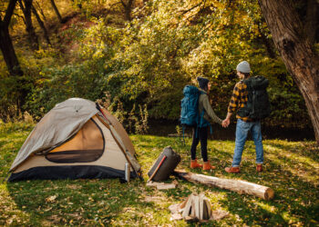 Camping vocabulary for English practice
