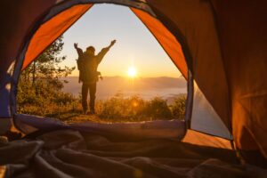 Camping vocabulary for English practice